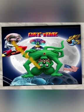 Rat Fink Scoundrel Freddy Flame Out And Evil Eye Making America Great Again!